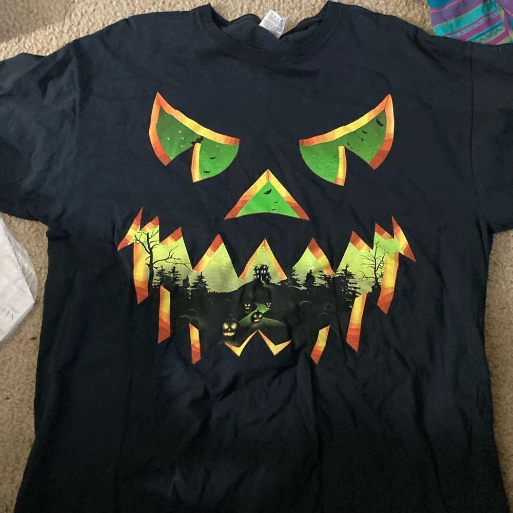 Spooky Halloween Pumpkin Tshirt